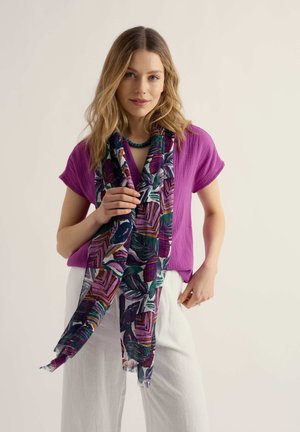 Seasalt Cornwall, SEASALT CORNWALL WILCOVE SCARF - Šál - multi - canna leaves chalk