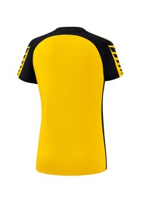 Erima WINGS  - T-shirt de sport - gelbschwarz