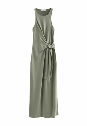 TIESIDE SLEEVELESS REGULAR FIT - Trikoomekko - khaki green
