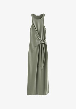 Next TIESIDE SLEEVELESS REGULAR FIT - Džersio suknelė - khaki green