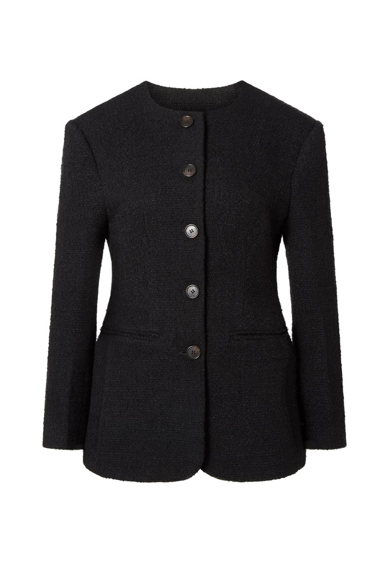 Malina CAROL FITTED ROUND NECK BLAZER - Blazer - black - Zalando.ie
