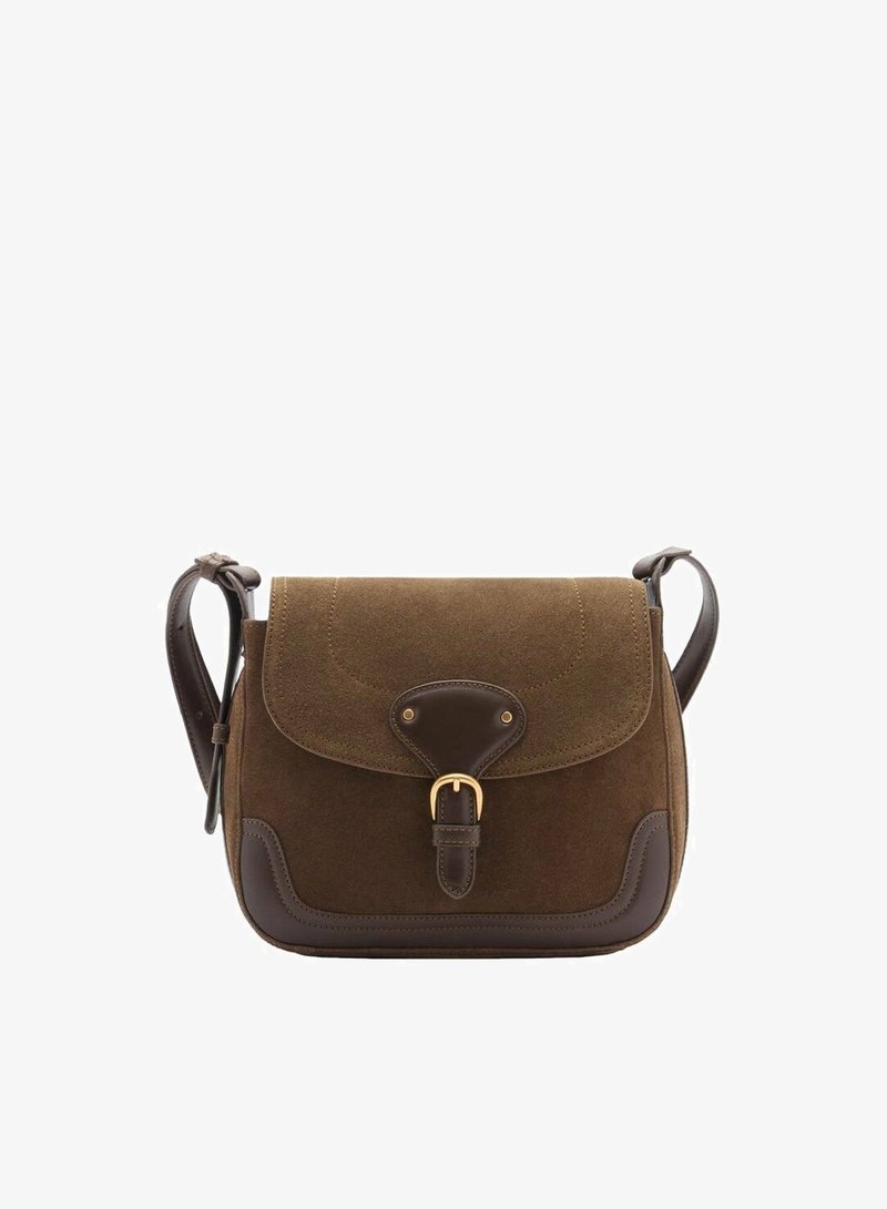 Mango Taška s příčným popruhem - khaki