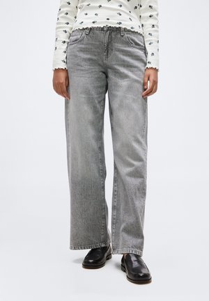 LOW JEANS - Széles szárú - grey