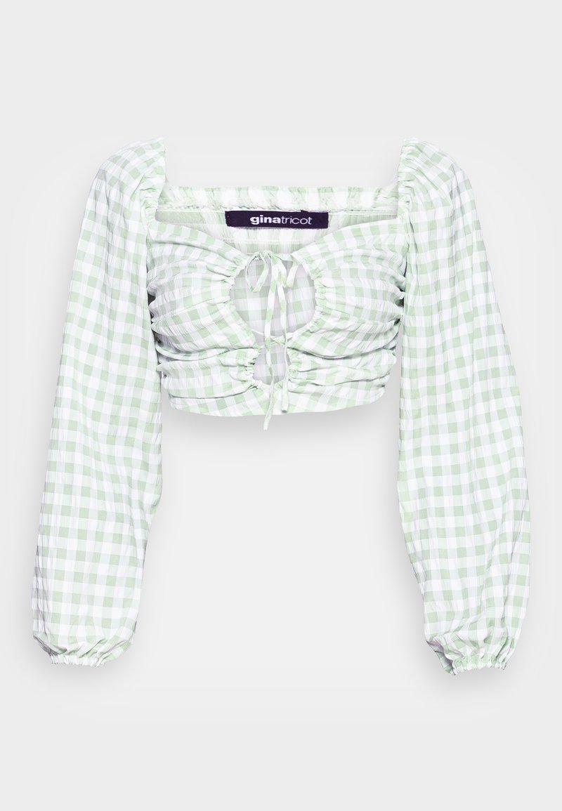 Gina Tricot Bluse grün