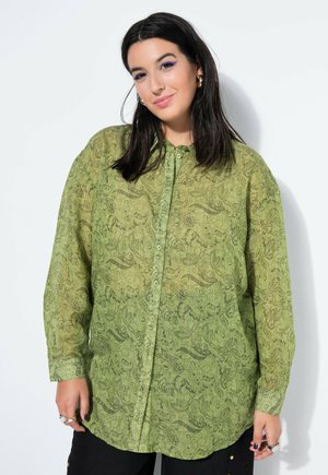 PAISLEY LÄNGER - Hemdbluse - palm green