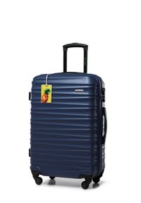 WITTCHEN MEDIUM SUITCASE WITH LUGGAGE TAG FROM ABS - Wheeled suitcase - dark blue