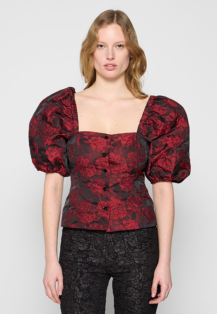 Ganni Blouse rood