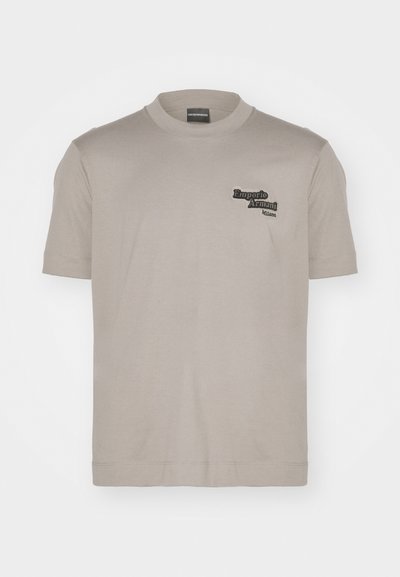 Emporio Armani Apdrukāts T-krekls - beige