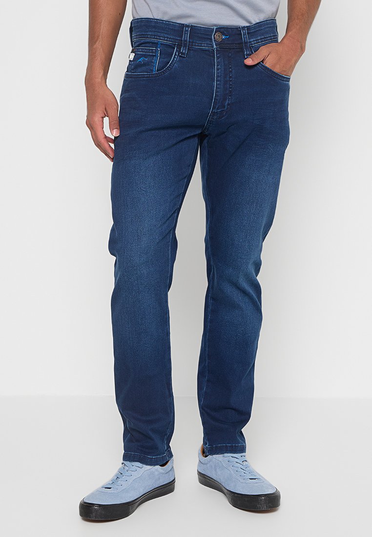 INDICODE JEANS Straight leg jeans blauw gemêleerd