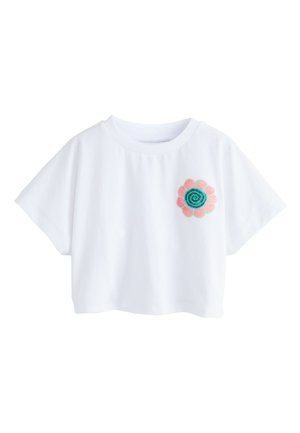 Next BOXY GRAPHIC - Camiseta estampada - white flower