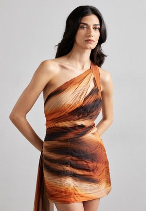 DRESS - Koktélruha / Partiruha - fantasy brown