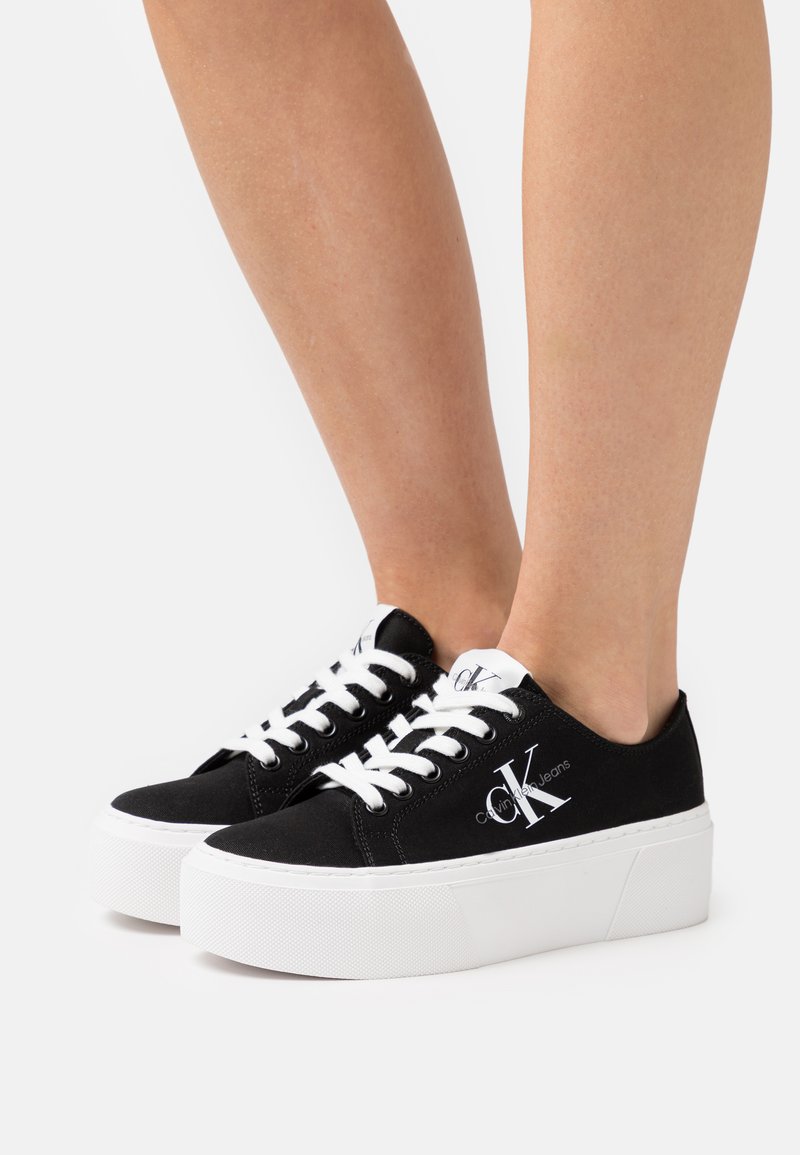Calvin Klein Jeans FLATFORM CUPSOLE  - Joggesko - black