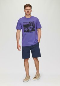 QS FRONT - T-shirt print - lila