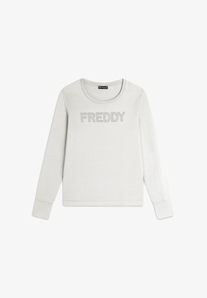 Freddy GIROCOLLO DA CON LOGO STRASS - Felpa - bianco