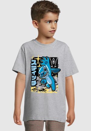 Print T-shirt - heather grey