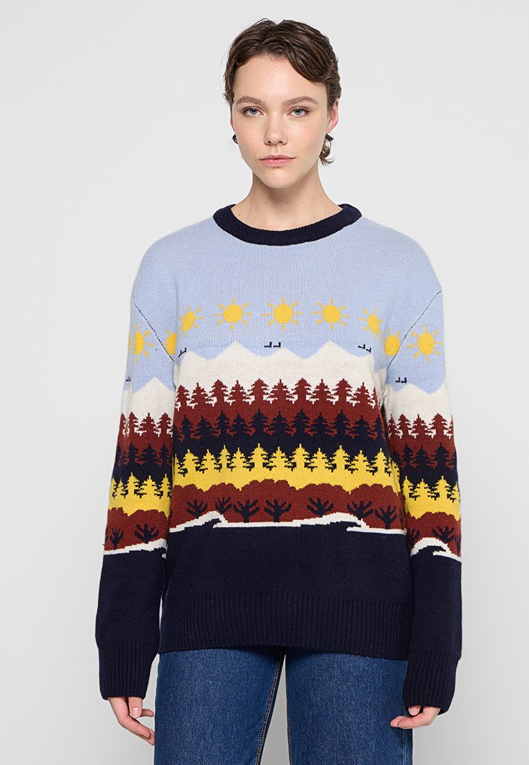 KnowledgeCotton Apparel Trui meerkleurig