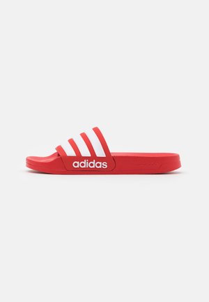 ADILETTE UNISEX - Badslippers - scarlet/footwear white