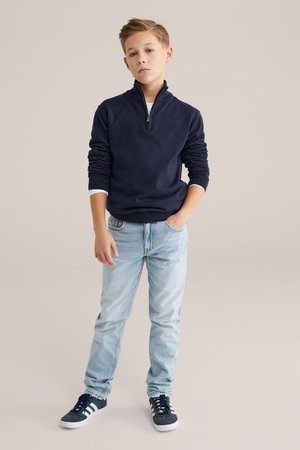 WE Fashion Džemper - dark blue