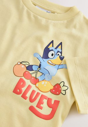 Next, REGULAR FIT BLUEY SHORT SLEEVE - T-shirt con stampa - yellow