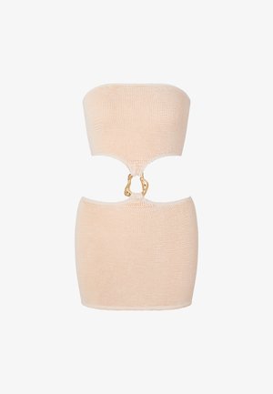 Moda Minx, SCRUNCH - Shift dress - coconut