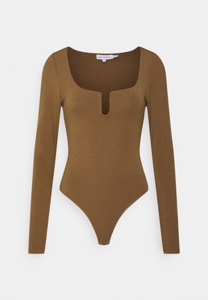 U RING BODY - Camiseta de manga larga - sepia