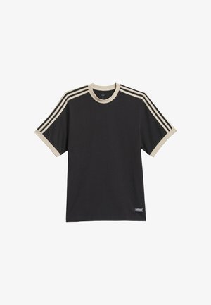 adidas Originals, ADIDAS ORIGINALS SKATEBOARDING RINGER TEE - T-shirt con stampa - black khaki three