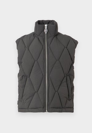 DIAMOND PADDED VEST - Bodywarmer - smoke grey