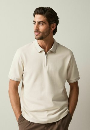 Next, REGULAR FIT - MOTIONFLEX SOFT POLO SHIRT - Polo shirt - stone