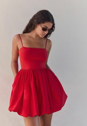 Next TALL FIT - BUBBLE HEM  - Kokteilinė suknelė / vakarėlių suknelė - red