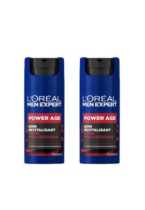 LOT DE 2 - SOIN VISAGE HOMME REVITALISANT ACIDE HYALURONIQUE - Hydratant teinté