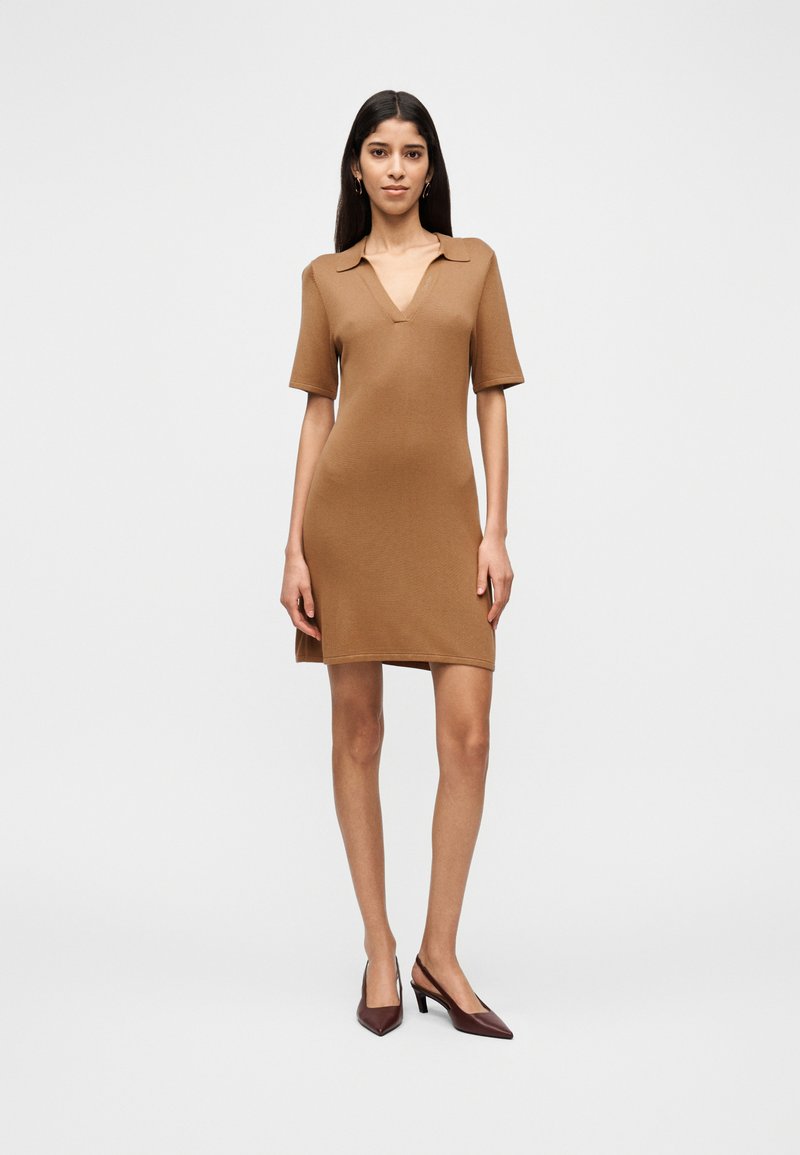 Calvin Klein DRESS - Jumper dress - executive brown/brown - Zalando.ie