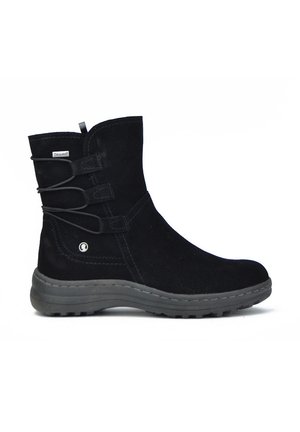 Botines con cordones - black