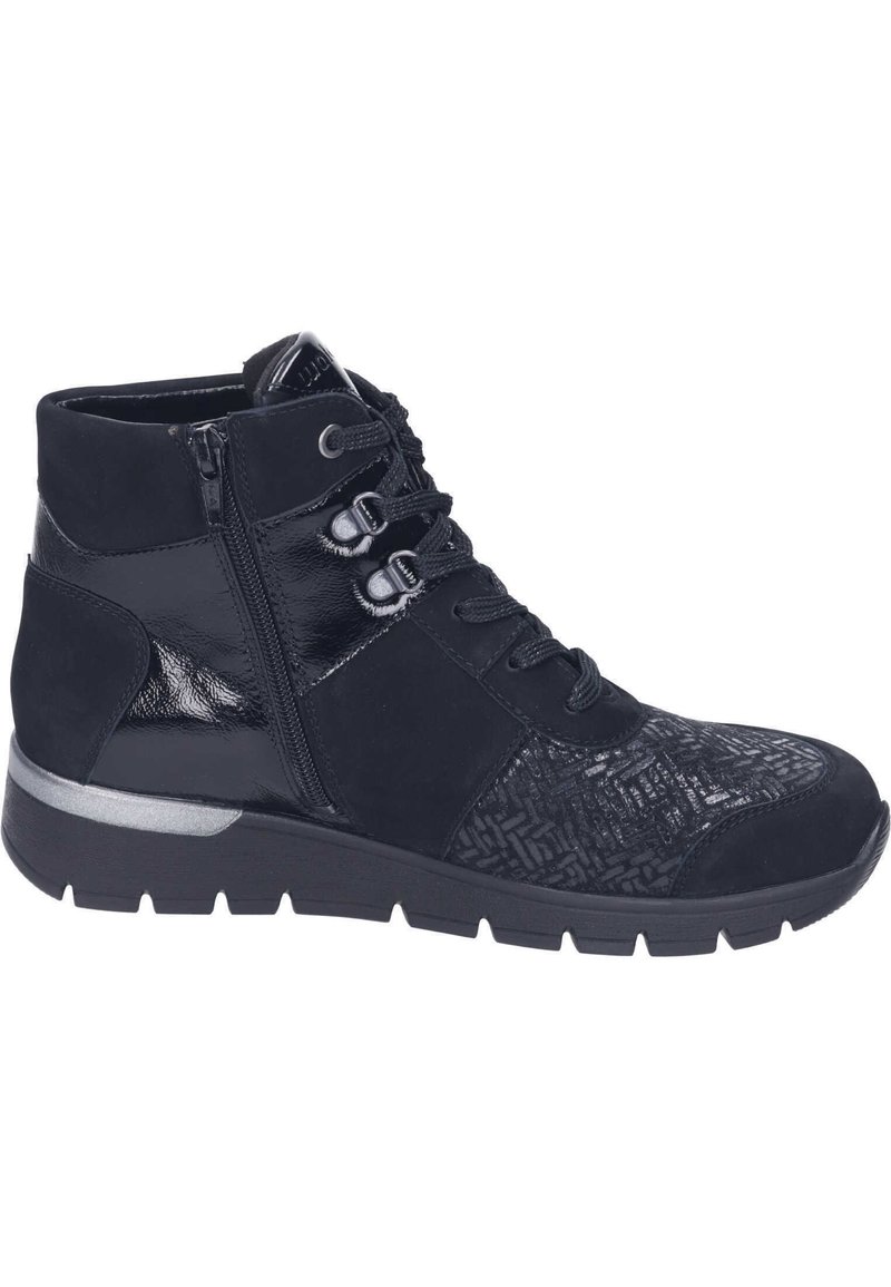 Damen Ankle Boots | Waldläufer Schnürstiefelette schwarz - JY61683 Damen Ankle Boots | Waldläufer Schnürstiefelette schwarz - JY61683