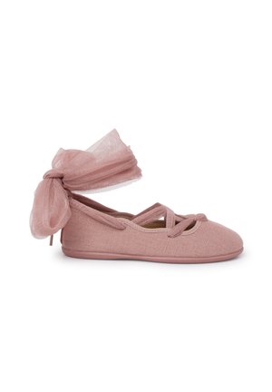 TIRAS CRUZADAS - Ankle cuff ballet pumps - rosa viejo