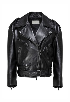 ALESSIA - Lederjacke - black