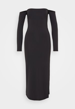 ONLY, ONLEA OFF SHOULDER DRESS - Vabalt langev kleit - black