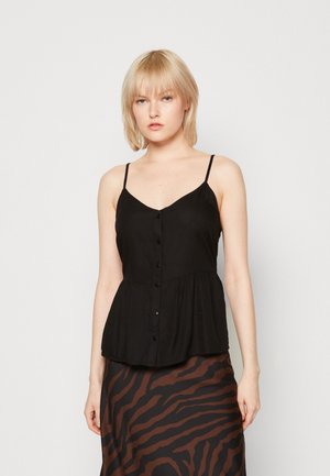 Pieces PCTALA SLIP - Μπλούζα - black