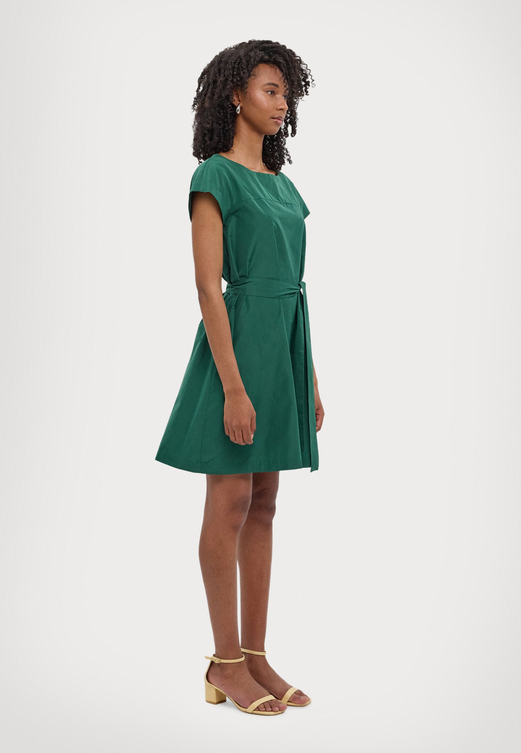 slim fit dress slacks Max Mara Weekend Giubba Green Dress – Balardi