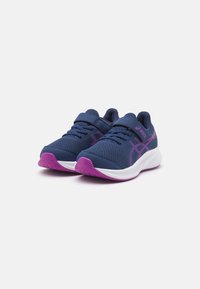 ASICS PATRIOT 13 UNISEX - Bėgimo batai plentui - blue expanse/bold magenta