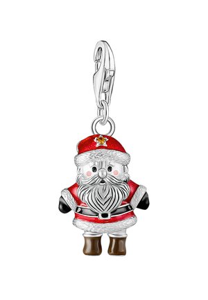 Anhänger - silver-coloured orange schwarz, rot braun pink