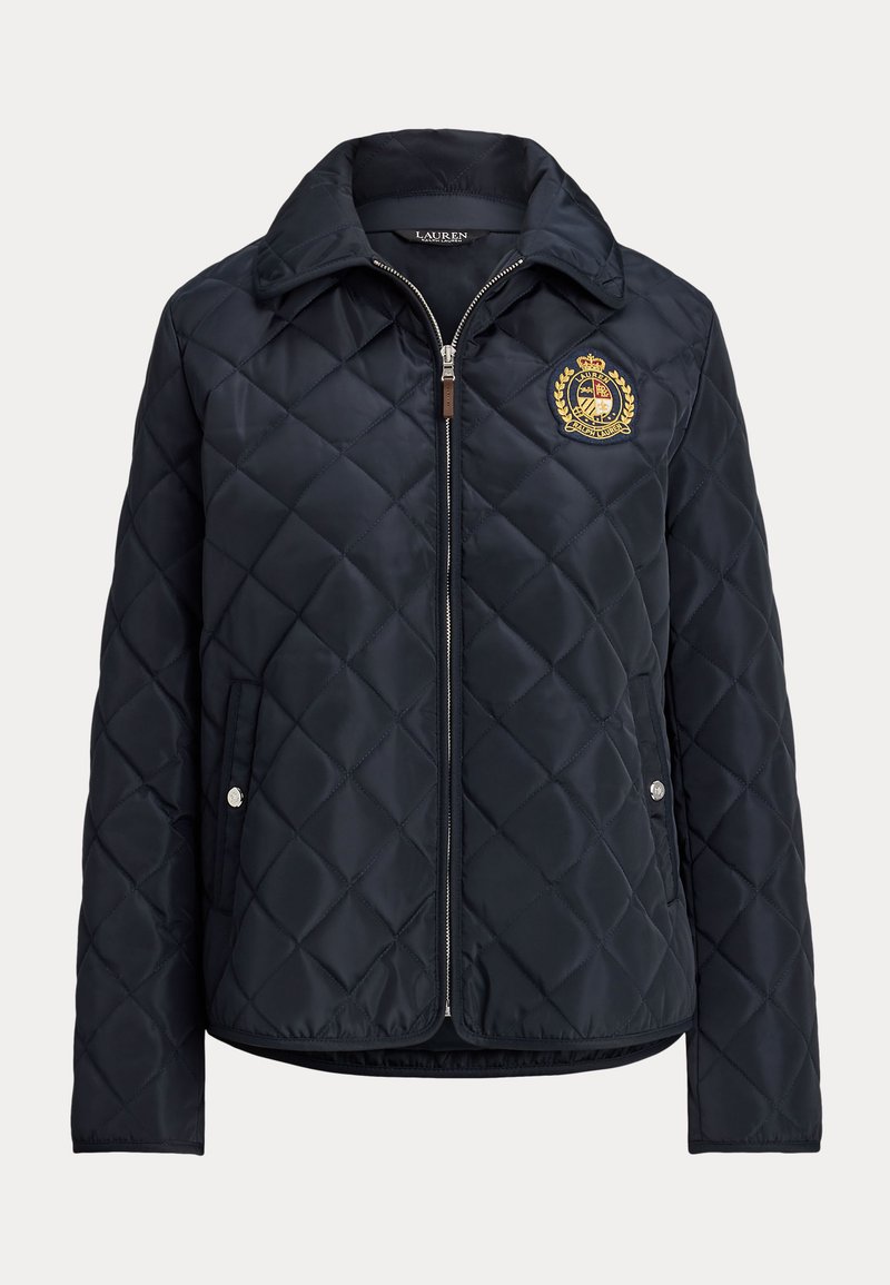 Lauren Ralph Lauren CREST PATCH DIAMOND QUILTED JACKET - Jas - navy ...