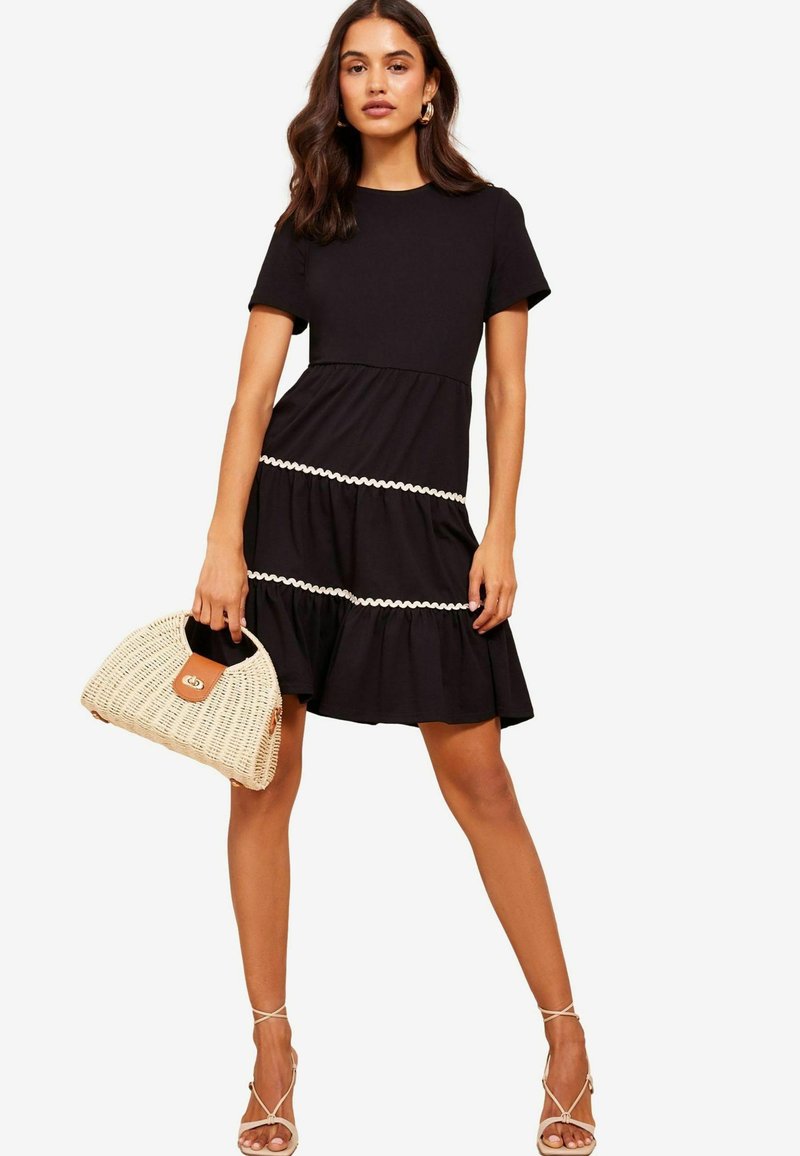 Friends Like These - REGULAR FIT - SHORT SLEEVE  - Jersey dress - black, Enlarge
