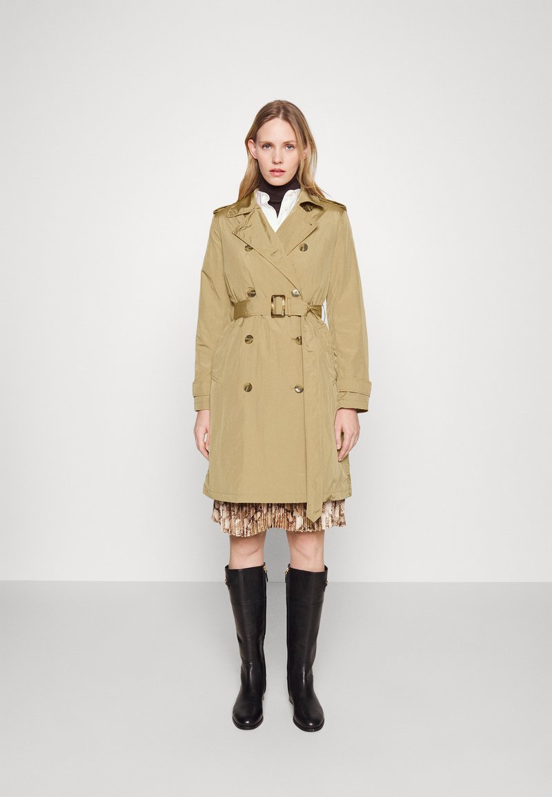 Lauren Ralph Lauren UNLINED COAT Trenchcoat birch tan/black Zalando.ie
