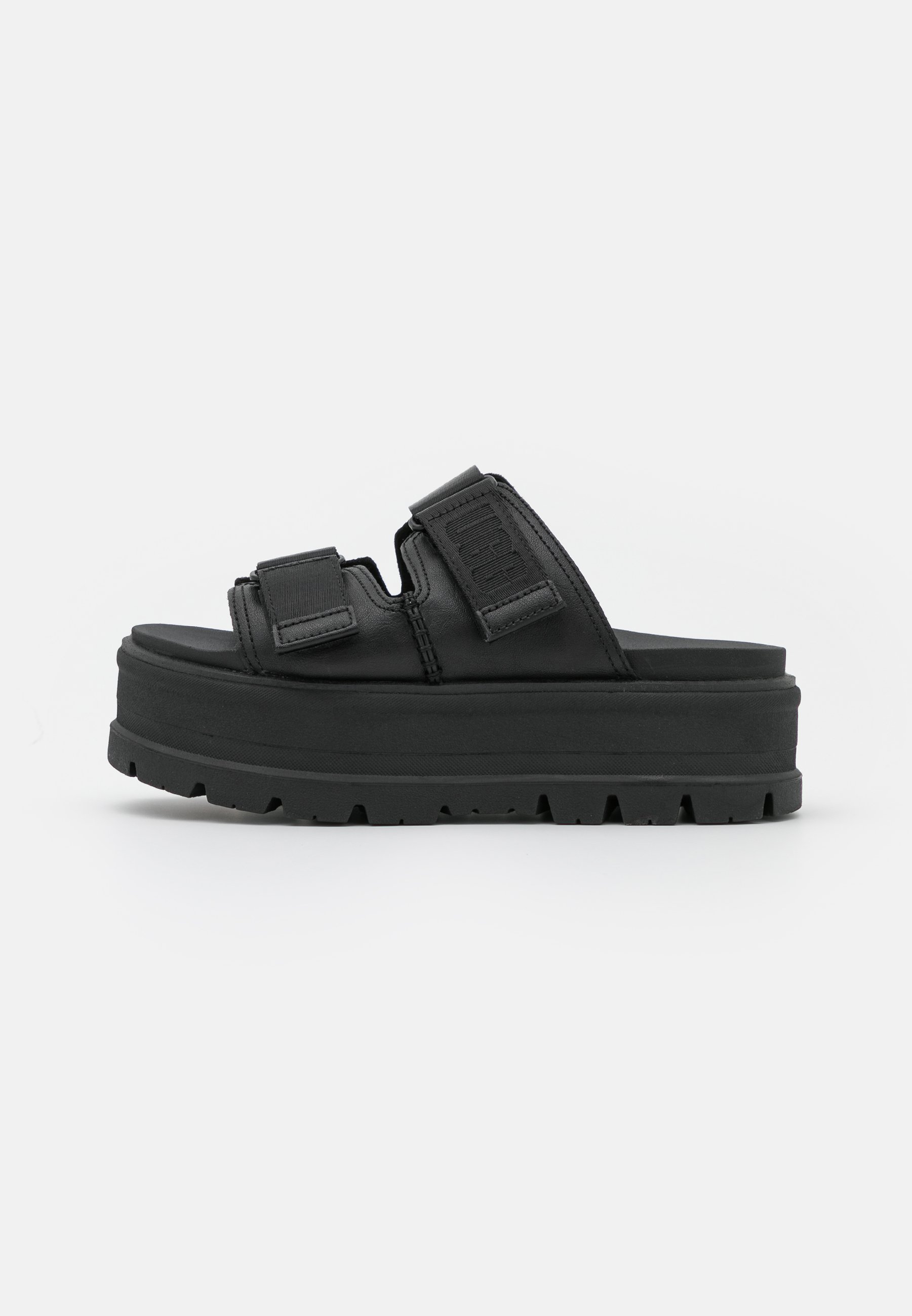 uggs slip ons black
