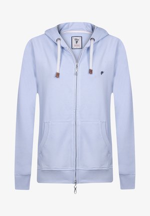 CULTURE NICCI - Felpa con zip - hell blau