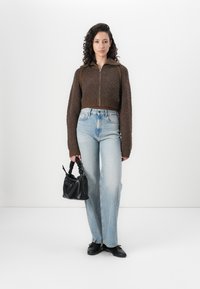 Replay CROPPED ZIP - Adīta jaka - wood