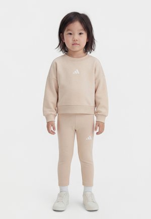 SEASONALS SET UNISEX - Trenirka - beige/white