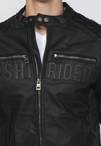 Koroshi Giacca in similpelle - black