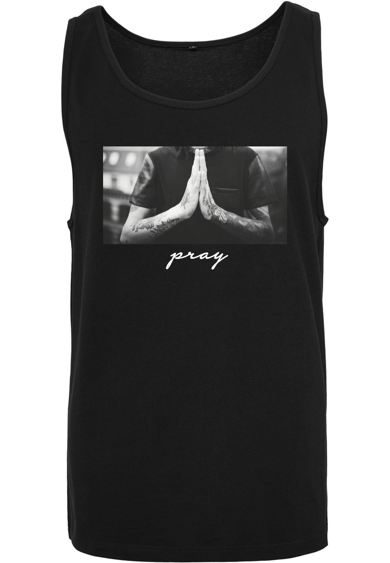 Mister Tee - HERREN PRAY - Top - black, Zvětšit