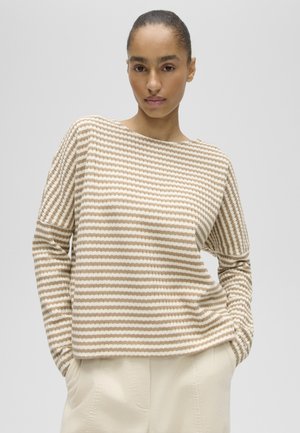 OPUS REGULAR FIT STRAIGHT CUT - Sweatshirt - salted caramel